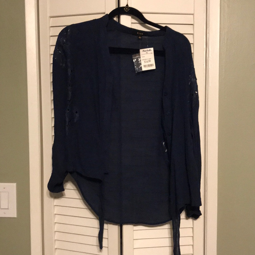 Navy blue blouse from Marshall’s NWT